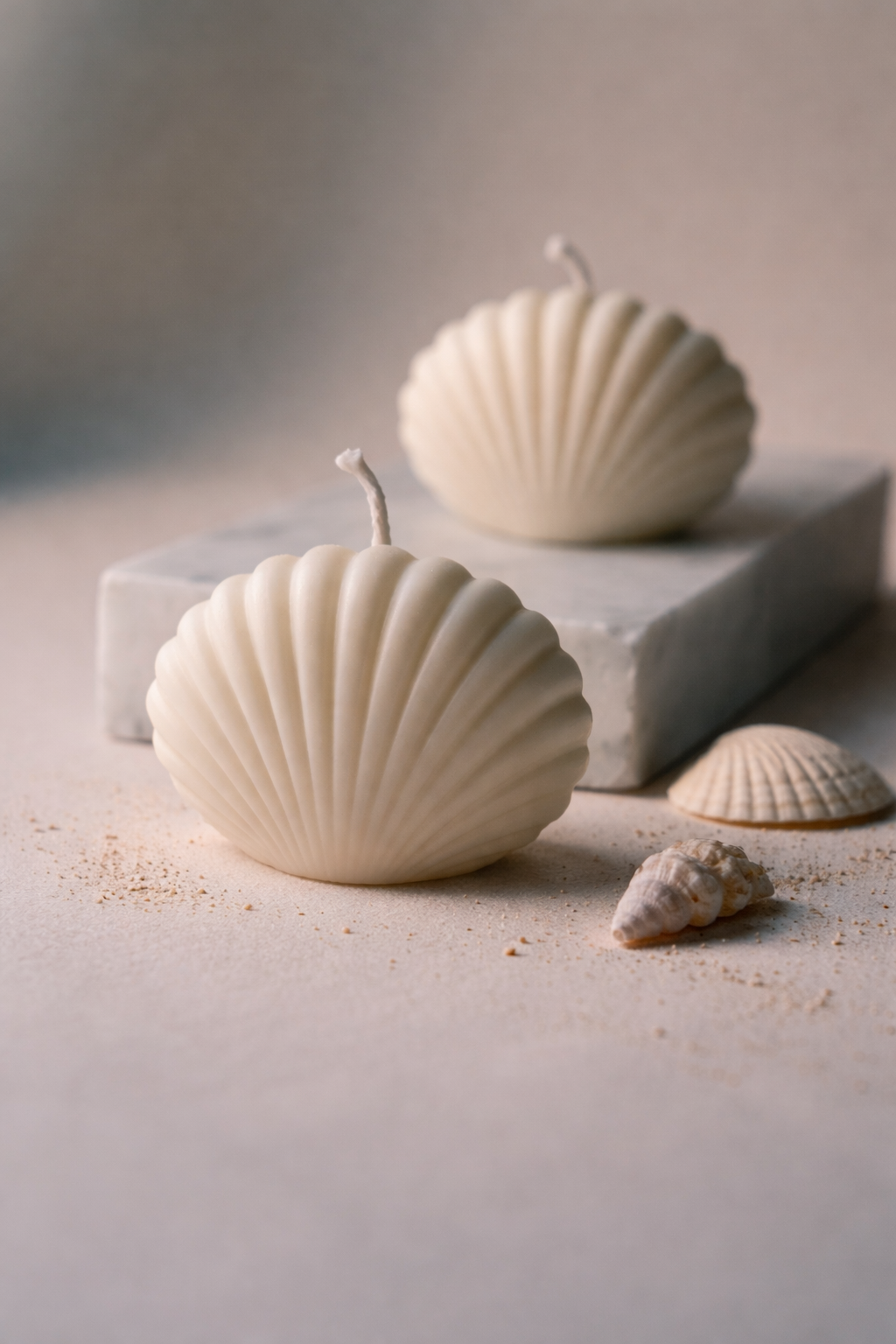 CONCHA– Vela de Soja Aromática Decorativa