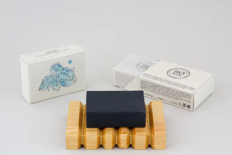 Jabón Natural de Carbón Activado y Pino (100 g)